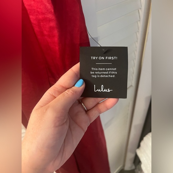 Lulu's Burgundy Maxi Dress - Picture 5 of 11